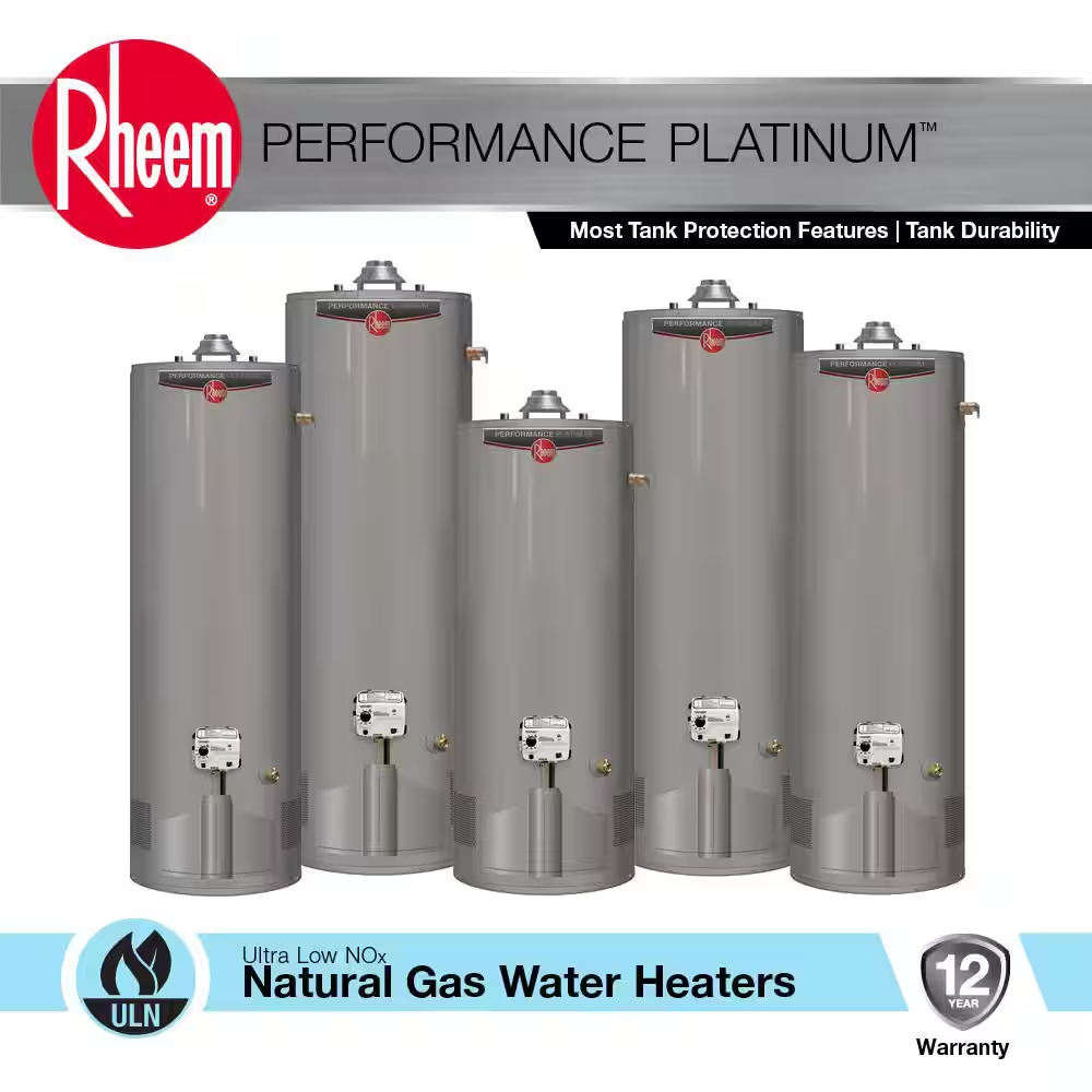 Rheem 50-Gal Performance Platinum Gas Water Heater